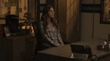 Plaid shirt worn by Emma Korn (Sophia Mitri Schloss) as seen in Big Shot TV series outfits (Season 2 Episode 6)