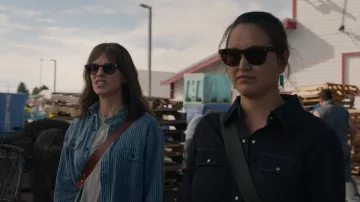 Sunglasses worn by Eileen Fitzgerald (Hilary Swank) as seen in Alaska Daily TV series outfits (Season 1 Episode 2)