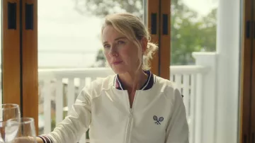 Tory Burch Tennis Warm-Up Jacket worn by Nora Brannock (Naomi Watts) as seen in The Watcher TV series wardrobe (S01E03)