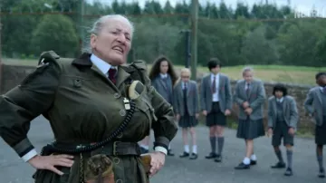 Military Uniform Cosplay worn by Miss Trunchbull (Emma Thompson) as seen in Roald Dahl's Matilda the Musical movie
