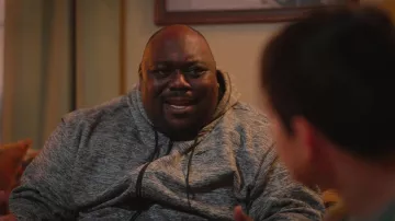 Reebok Grey Zip Hoodie worn by Al Baker (Faizon Love) as seen in Step Up: High Water (Season 3 Episode 1)