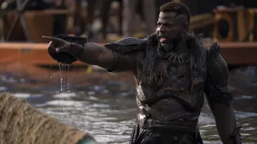 Traje de M'Baku (Winston Duke) como se ve en los trajes de la película Black Panther: Wakanda Forever
