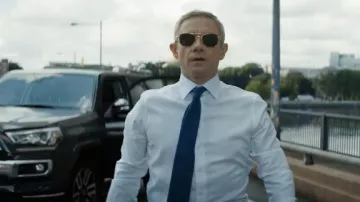 Aviator sunglasses worn by Everett K. Ross (Martin Freeman) as seen in Black Panther: Wakanda Forever outfits