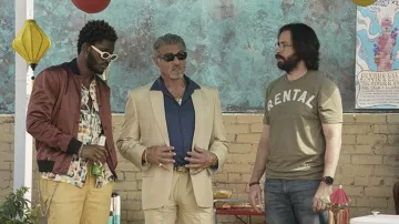 Bomber jacket porté par Tyson (Jay Will) comme on le voit dans Tulsa King Wardrobe (saison 1)