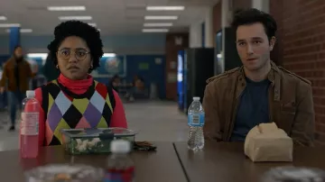 Knitted multicolor sleeveless sweater worn by Beth Chapel (Anjelika Washington) as seen in DC's Stargirl (S03E09)