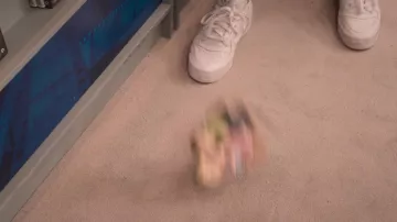 Adidas whites sneakers worn by Eliza Walker (Melissa Fumero) in Blockbuster TV show wardrobe (Season 1 Episode 7)