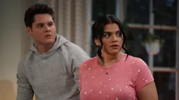 Grey hoodie worn by Quintin (Matt Shively) as seen in Lopez vs. Lopez TV show wardrobe (Season 1 Episode 2)