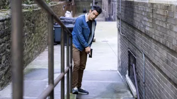 Blue Sneakers worn by Special Agent Stuart Scola (John Boyd) as seen in FBI Wardrobe (Season 5 Episode 7)