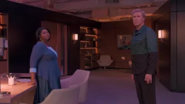 Chemise à boutons Two Tone portée par Present (Will Ferrell) comme on le voit dans la garde-robe du film Spirited