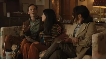 Chemise à carreaux portée par M. Primm (Scoot McNairy) comme on le voit dans le film Lyle, Lyle, Crocodile