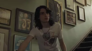 Printed T-shirt worn by Ziggy (Finn Wolfhard) as seen in When You Finish Saving the World
