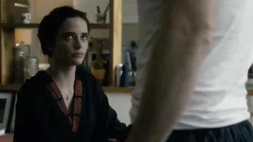 Kimono de robe de chambre avec kanji porté par Susan (Eva Green) dans le film Perfect Sense
