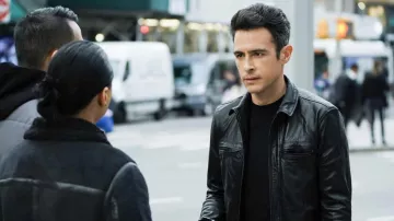 Leather jacket worn by Special Agent Stuart Scola (John Boyd) as seen in FBI Outfits (Season 5 Episode 9)