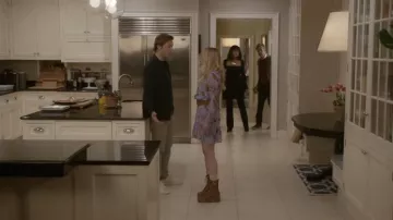 Suede boots worn by Michelle (Emma Roberts) as seen in Maybe I Do wardrobe