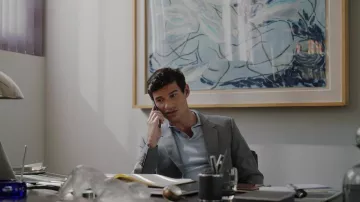 Peinture dans le bureau de Nicolas de Léon (Paul Forman) vue dans Emily à Paris (S03E07)