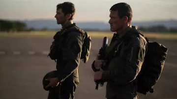 Tactical backpack worn by Bambi (Luke Evans) as seen in Echo 3 (S01E03)