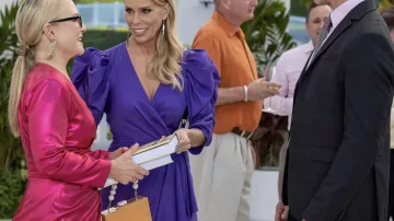 Handbag worn by Rachael Harris as seen in Fantasy Island outfits (Season 2 Episode 1)