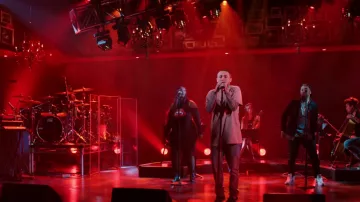 Jeans pants worn by Mac Miller as seen in My Favorite Part 2016 live performance feat. Ariana Grande