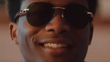 Cartier sunglasses worn by Terry 'Southwest T' Flenory (Da' Vinchi) as seen in BMF TV show (S02E02)