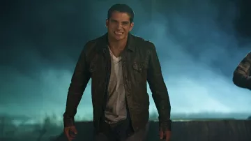 Leather jacket worn by Scott McCall (Tyler Posey) as seen in Teen Wolf: The Movie