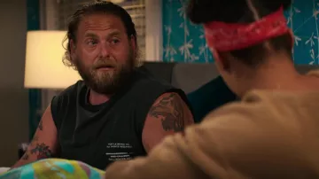 Purple Brand Tank Top worn by Ezra (Jonah Hill) as seen in You People movie