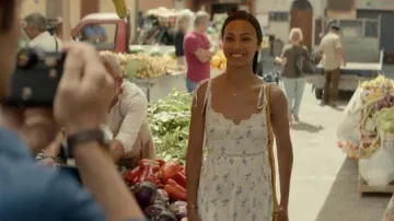 La robe "Antonella" portée par Amy Whee­ler (Zoe Saldana) dans le film Le Goût de vivre (Saison 1 Episode 3)
