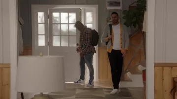 Nike Air Jordan 1 Sneakers in blue worn by Spencer James (Daniel Ezra) as seen in All American TV show (S05E09)