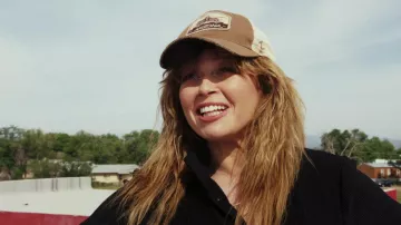 Zephyr Arizona Hat Cap worn by Charlie Cale (Natasha Lyonne) as seen in Poker Face TV show (S01E02)