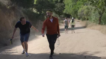 Nike Black Sports Shorts worn by Brian (Michael Urie) as seen in Shrinking (S01E03)