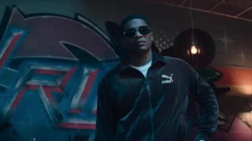 Puma velvet tracksuit worn by Terry 'Southwest T' Flenory (Da' Vinchi) as seen in BMF TV show (S02E05)