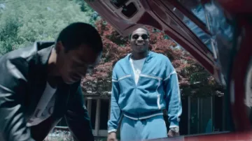 Dior Tracksuit in blue worn by Terry Flenory (Da' Vinchi) as seen in BMF wardrobe (S02E05)