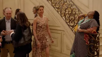 Leopard dress worn by Dr. Bedrosian (Wendie Malick) as seen in A Little White Lie