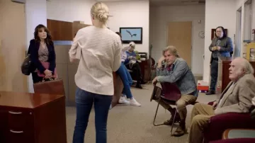 Brown boots worn by T. Wasserman (Don Johnson) as seen in A Little White Lie