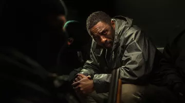 Rain coat worn by John Luther (Idris Elba) as seen in Luther: The Fallen Sun