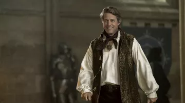Costume de gilet long brodé porté par Forge (Hugh Grant) comme on le voit dans Donjons & Dragons: Honor Among Thieves