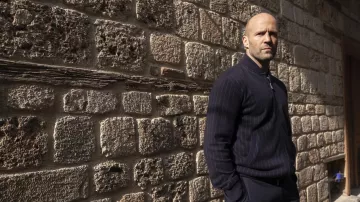 Striped bomber jacket worn by Orson Fortune (Jason Statham) as seen in Operation Fortune: Ruse de Guerre