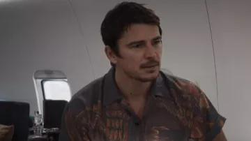 Printed hawaiian shirt worn by Danny Francesco (Josh Hartnett) as seen in Operation Fortune: Ruse de Guerre