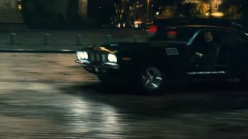 1971 Plymouth 'Cuda car driven in Paris by John Wick (Keanu Reeves) in John Wick: Chapter 4