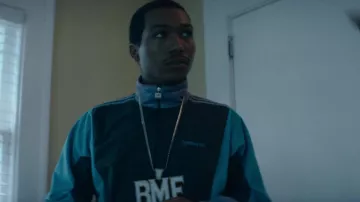Veste de survêtement Adidas portée par Demetrius 'Big Meech' Flenory (Demetrius Flenory Jr.) vue dans BMF (S02E06)