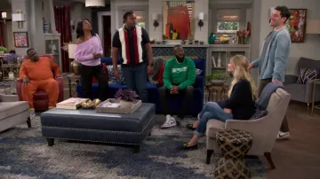 Nike hit top sneakers worn by Malcolm Butler (Sheaun McKinney) as seen in The Neighborhood TV series (S05E13)