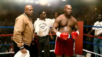 Everlast boxing short worn by George Foreman (Khris Davis) as seen in Big George Foreman movie