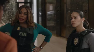 Small round watch worn by Simone Clark (Niecy Nash) as seen in The Rookie: Feds TV show (S01E16)