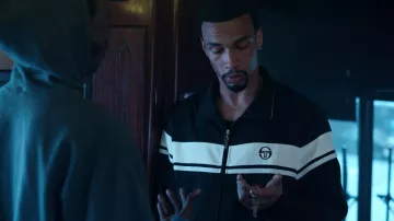 Sergio Tacchini Track Jacket worn by Mitchell 'Divine' Diggs (Julian Elijah Martinez) as seen in Wu-Tang: An American Saga (S03E04)