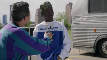 Camo hat cap worn by Bobby Diggs / RZA (Ashton Sanders) in Wu-Tang: An American Saga TV series wardrobe (S03E04)