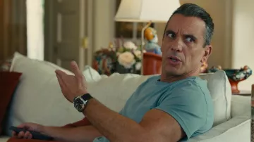 Panerai Luminor Marina watch worn by Sebastian (Sebastian Maniscalco) as seen in About My Father movie