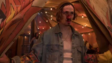 Jacket with flames worn by Henry (Dylan Arnold) in The Purge (Season 1 Episode 6)