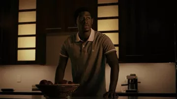 Polo shirt worn by Franklin Saint (Damson Idris) as seen in Snowfall TV series outfits (S06E01)