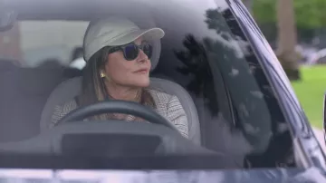 Ray-Ban sunglasses worn by Liz (Christa Miller) as seen in Shrinking (S01E06)