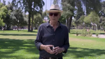 Persol sunglasses worn by Paul (Harrison Ford) as seen in Shrinking (Season 1 Episode 6)