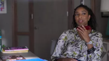 Round watch worn by Gaby (Jessica Williams) as seen in Shrinking TV series (S01E06)